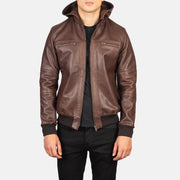 
Bouncer Biz Leder-Bomberjacke für Herren – alternate product view 1