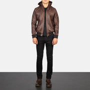 
Bouncer Biz Leder-Bomberjacke für Herren – alternate product view 3