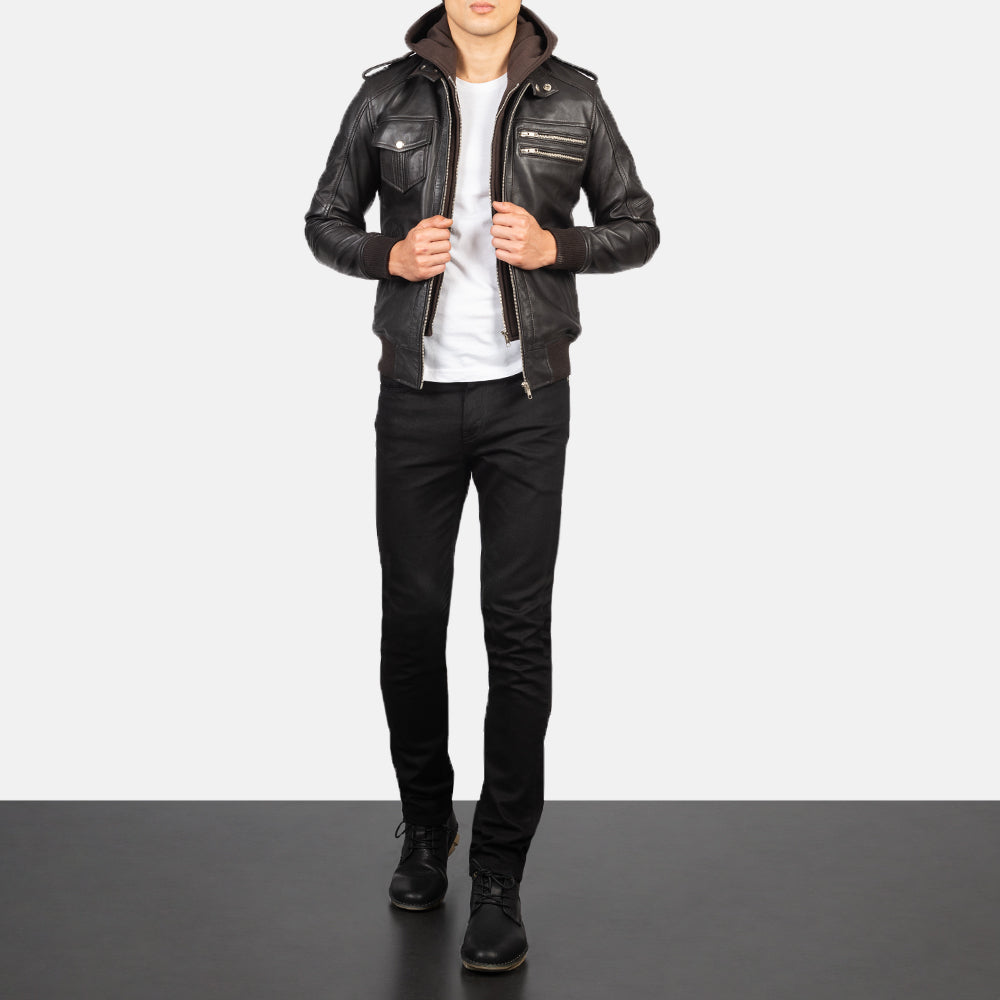 
Bravado Leder-Bomberjacke für Herren – alternate product view 3