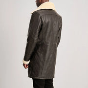 
Charles Ledermantel Braun Shearling Ledermantel für Herren – alternate product view 5