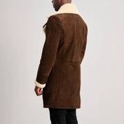 
Charles Ledermantel Braun Shearling Ledermantel für Herren – alternate product view 5