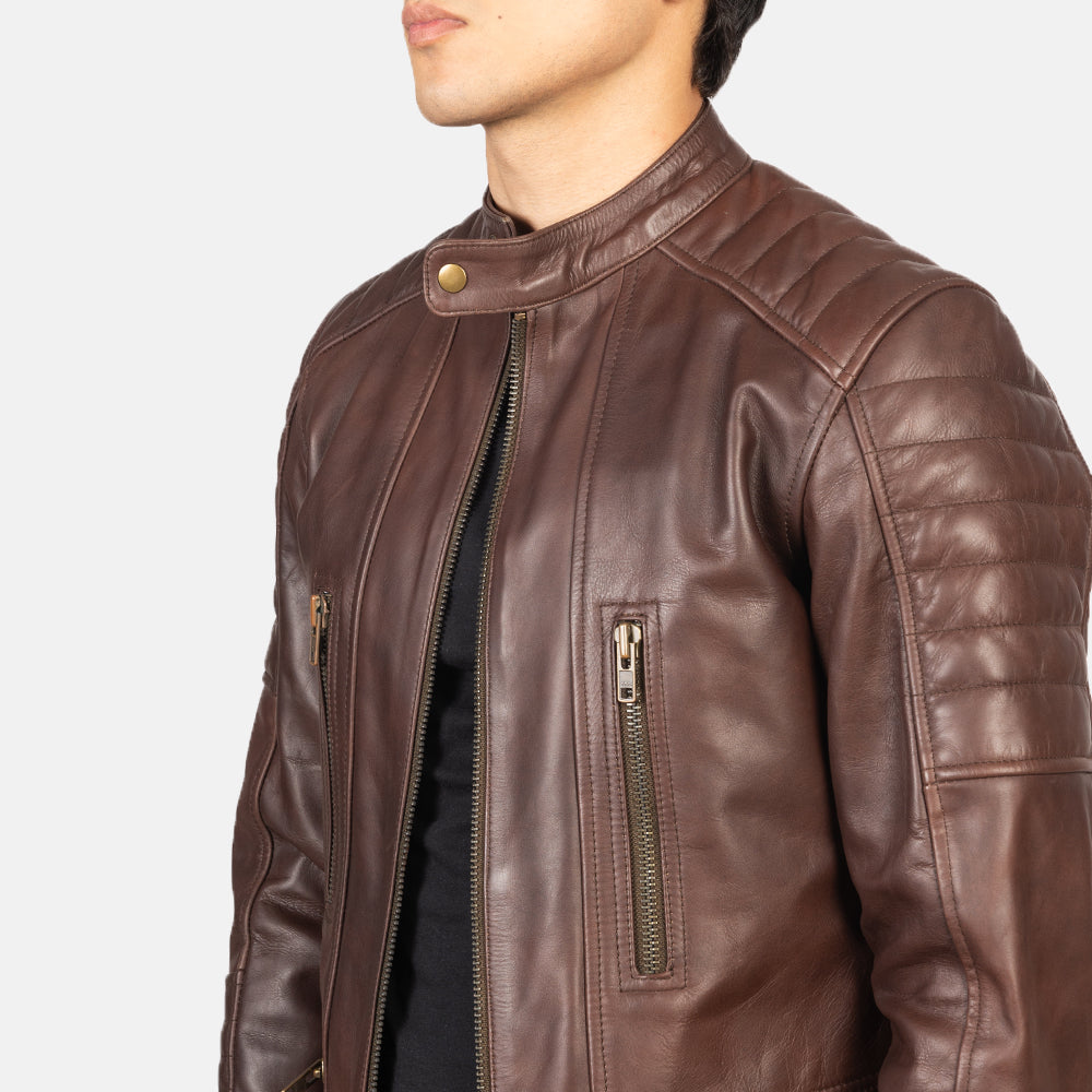
Damian Leder-Bikerjacke für Herren – alternate product view 6