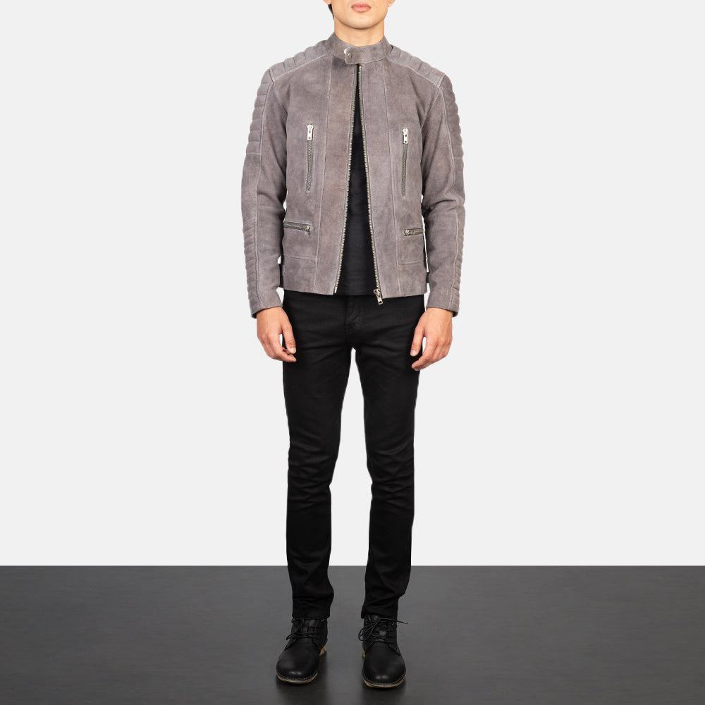 
Damian Leder-Bikerjacke für Herren – alternate product view 3