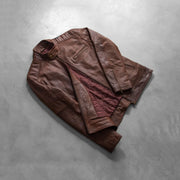 Dean Schwarz Leder-Bikerjacke für Herren – Zusätzliche Produktansicht 8