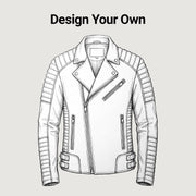 
Design Your Own Lederjacke für Damen - Vorderansicht & maßgeschneiderte Silhouette | Online Kaufen
