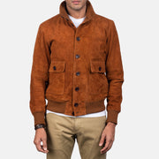 Eaton Leder-Bomberjacke für Herren – Zusätzliche Produktansicht 3