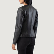 Elixir Collarless Lederjacke für Damen – Zusätzliche Produktansicht 5