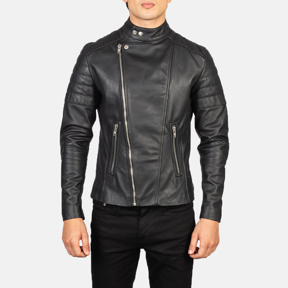
Detailansicht of Band with Snap Buttons & Zipper Hardware on Faisor Mocha Suede Biker Jacket