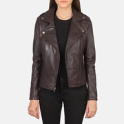 Flashback Leder-Bikerjacke für Damen – Zusätzliche Produktansicht 3