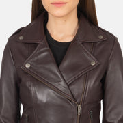 Flashback Leder-Bikerjacke für Damen – Zusätzliche Produktansicht 6
