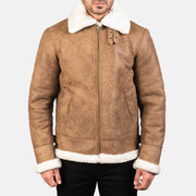 Francis B-3 Schwarz Leder-Bomberjacke für Herren – Zusätzliche Produktansicht 4