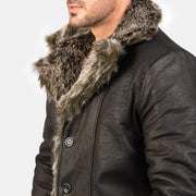 Furlong Ledermantel Beige Ledermantel für Herren – Zusätzliche Produktansicht 6
