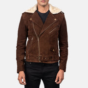 Furton Leder-Bikerjacke für Herren – Zusätzliche Produktansicht 4