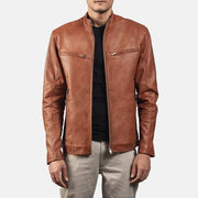 Ionic Leder-Bikerjacke für Herren – Zusätzliche Produktansicht 1