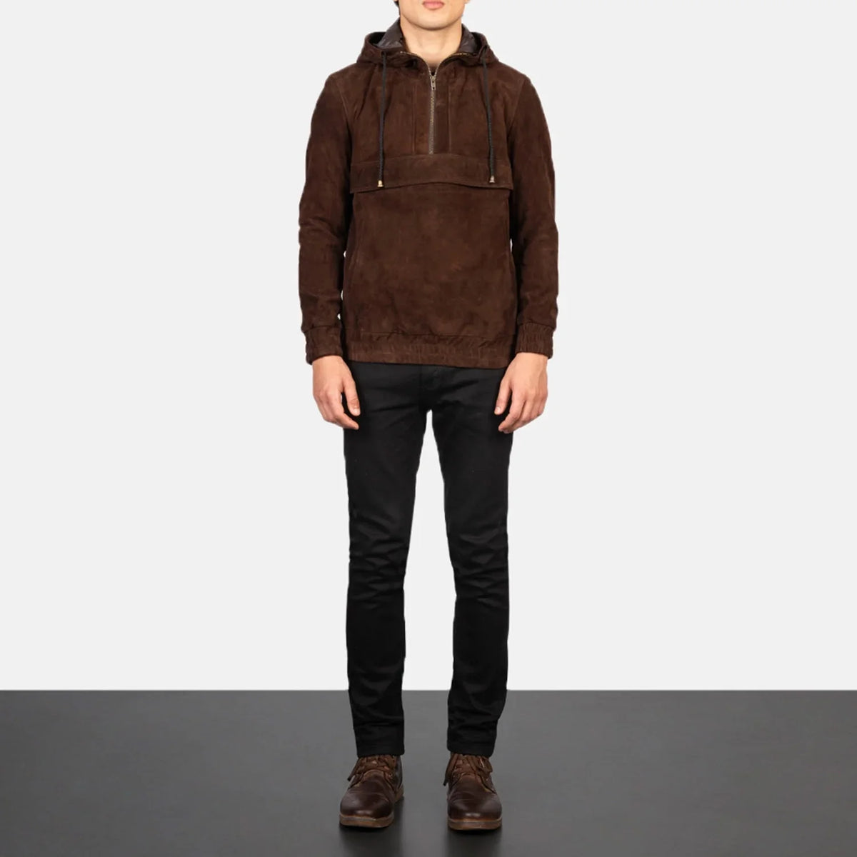 Kenton Hooded Lederjacke für Herren – Zusätzliche Produktansicht 3