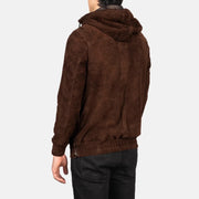 Kenton Hooded Lederjacke für Herren – Zusätzliche Produktansicht 5