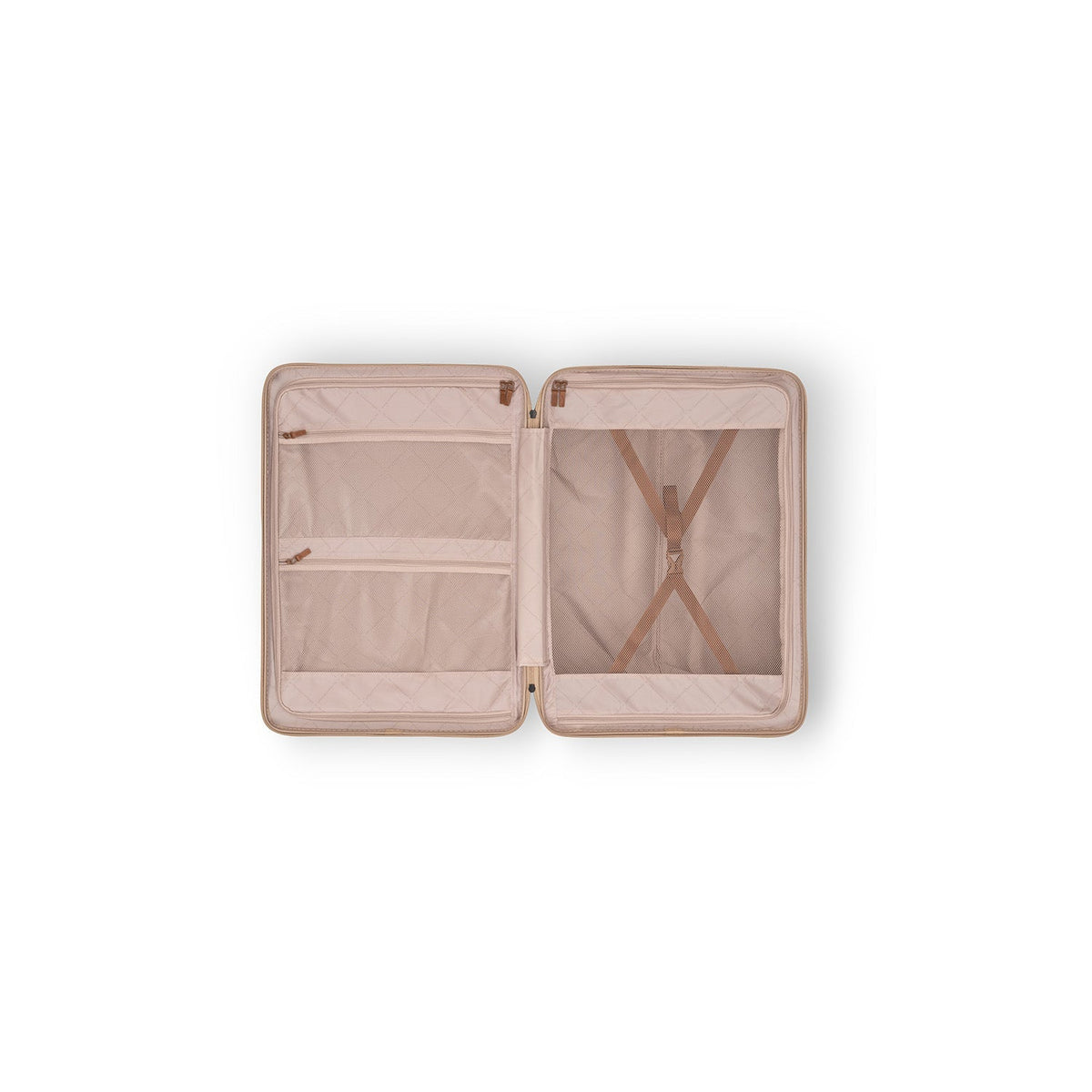 Detailansicht of Classic Collar &amp; Heavy-Duty Zipper Hardware on Large Suitcase Zuna für Damen