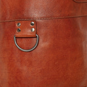 
Detailansicht of Classic Collar & Heavy-Duty Zipper Hardware on Leather Apron Churrasco für Damen für Damen