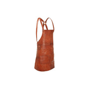
Leather Apron Churrasco für Damen für Damen aus klassischem 100% Vollnarbenleder - Vorderansicht & maßgeschneiderte Silhouette | Online Kaufen