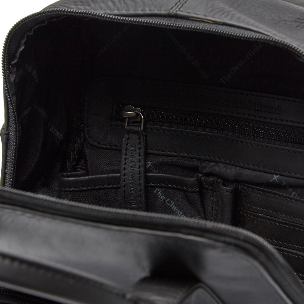 Bellary Full-Grain Leather Backpack für Damen - Structured Side Profile Showing Gusset Depth &amp; Expansion Capacity