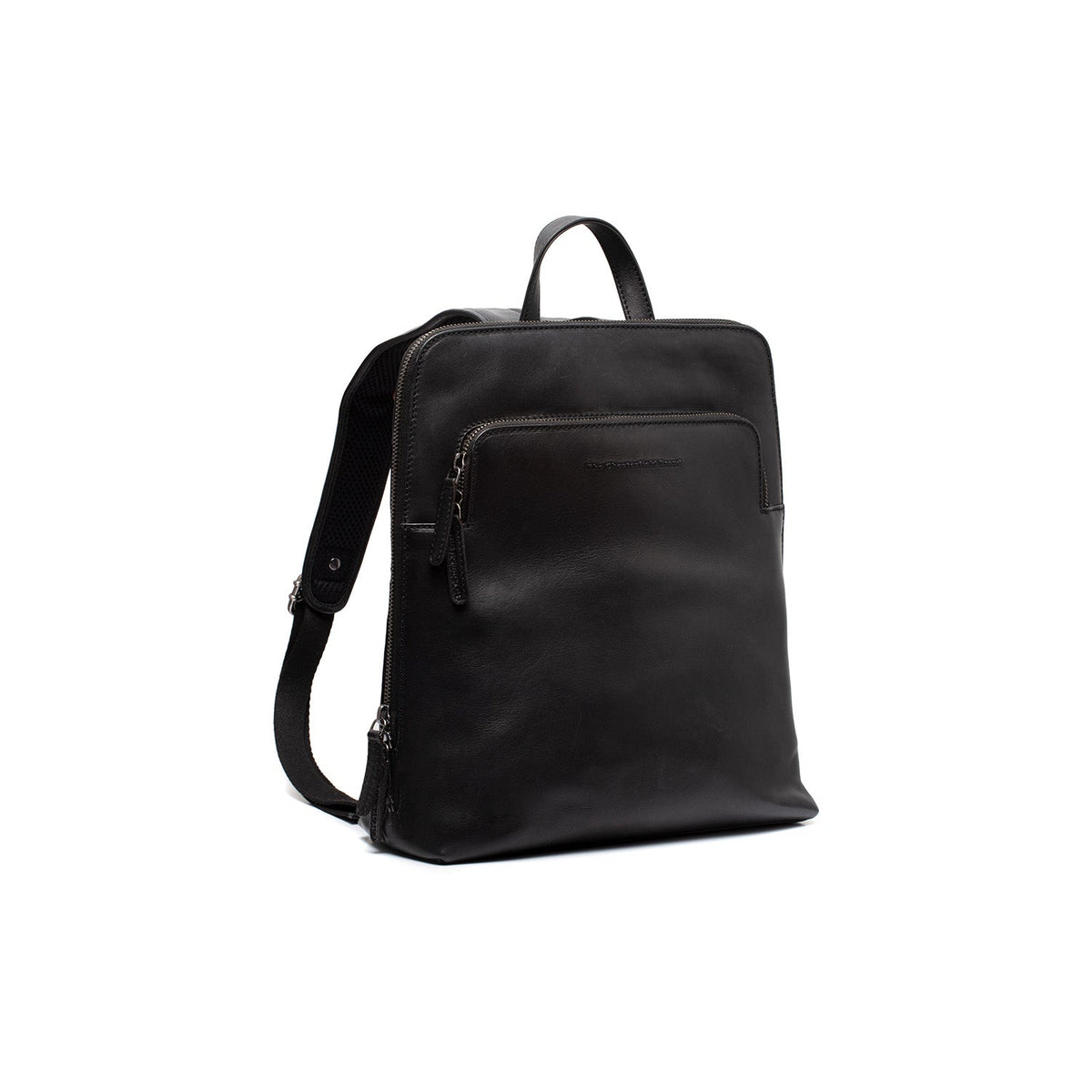 Fornella Full-Grain Leather Backpack für Damen in Classic 100% Full-Grain Leather - Full Exterior Front Profile View | Online Kaufen