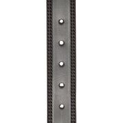 
Solid Antique Brass Hardware & Heavy-Duty Dual Zipper Detail on Manovo Vollnarbenleder Belt für Herren
