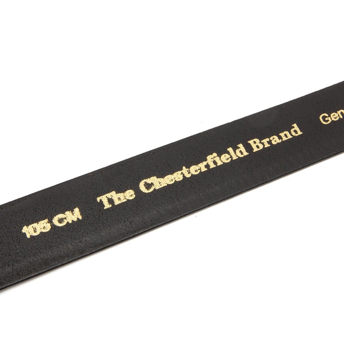 
Manovo Vollnarbenleder Belt für Herren - Strukturierte Seitenansicht mit Faltentiefe & Erweiterungsvolumen