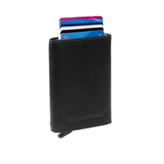 Lancaster Full-Grain Leather Card Holder für Damen in Classic 100% Full-Grain Leather - Full Exterior Front Profile View | Online Kaufen