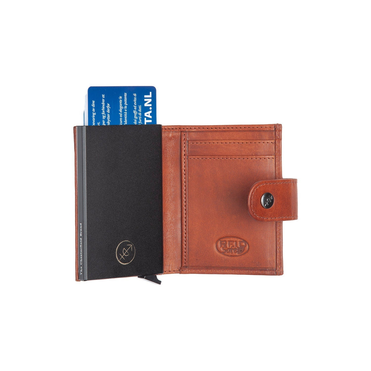 Lesina Full-Grain Leather Card Holder für Damen – Zusätzliche Produktansicht 3