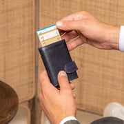 Mannheim Full-Grain Leather Card Holder für Damen – Zusätzliche Produktansicht 2