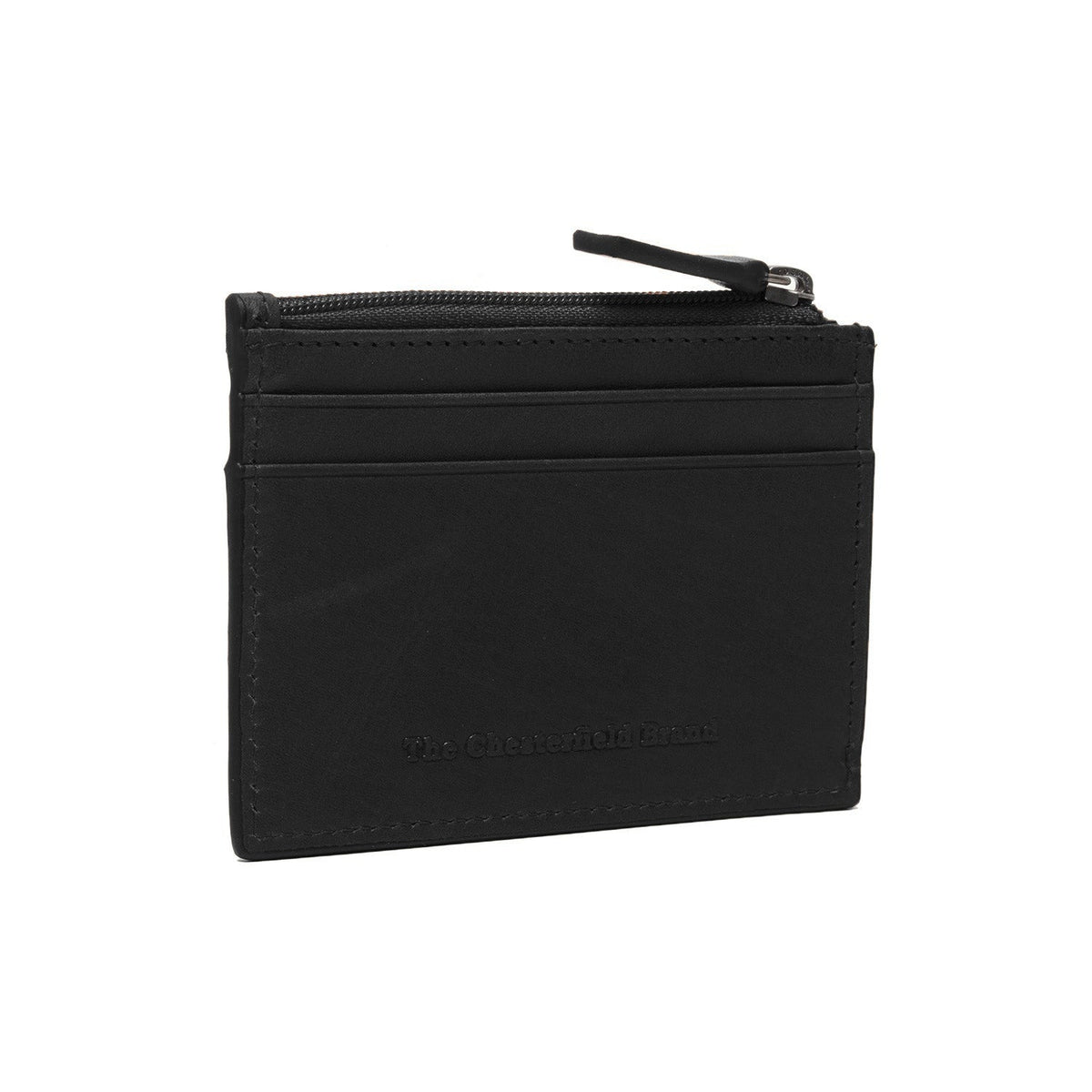 Leather Card Wallet für Damen in Classic 100% Full-Grain Leather - Full Exterior Front Profile View | Online Kaufen