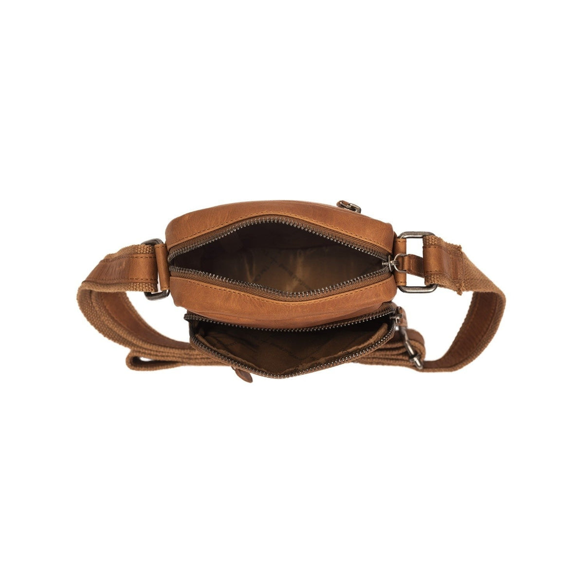 Bremen Full-Grain Leather Crossbody Bag für Herren – Zusätzliche Produktansicht 3