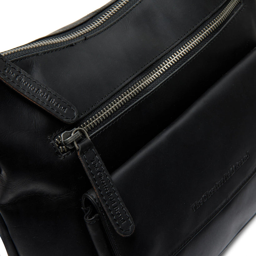 Hailey Full-Grain Leather Crossbody Bag für Damen