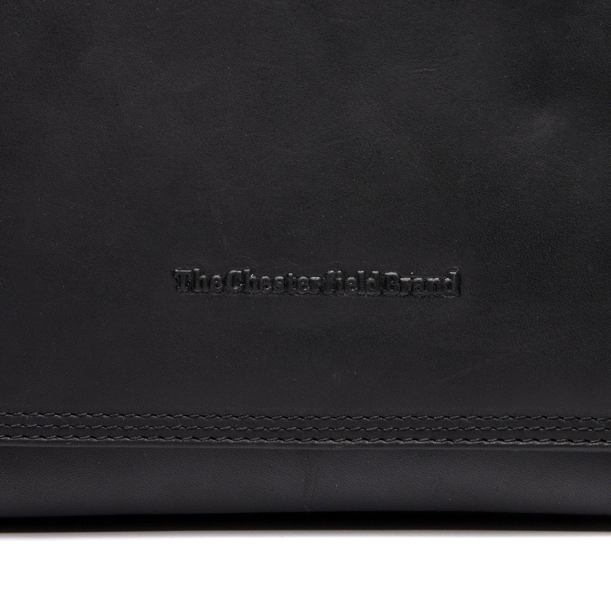 
Classic 100% Full-Grain leather Bag - Rückansicht mit verstärkten Lederträgern & handwerklichen Nähten