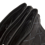 
Classic 100% Full-Grain leather Bag - Rückansicht mit verstärkten Lederträgern & handwerklichen Nähten