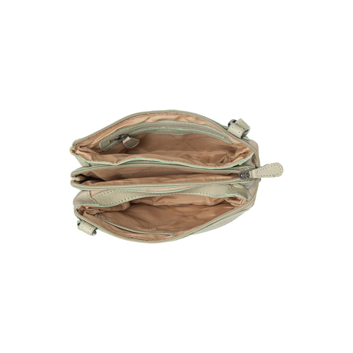 
Ocean Green Leather Crossbody Bag Osaka, detail view 1