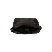 Solid Antique Brass Hardware &amp; Heavy-Duty Dual Zipper Detail on Raphael Full-Grain Leather Crossbody Bag für Herren