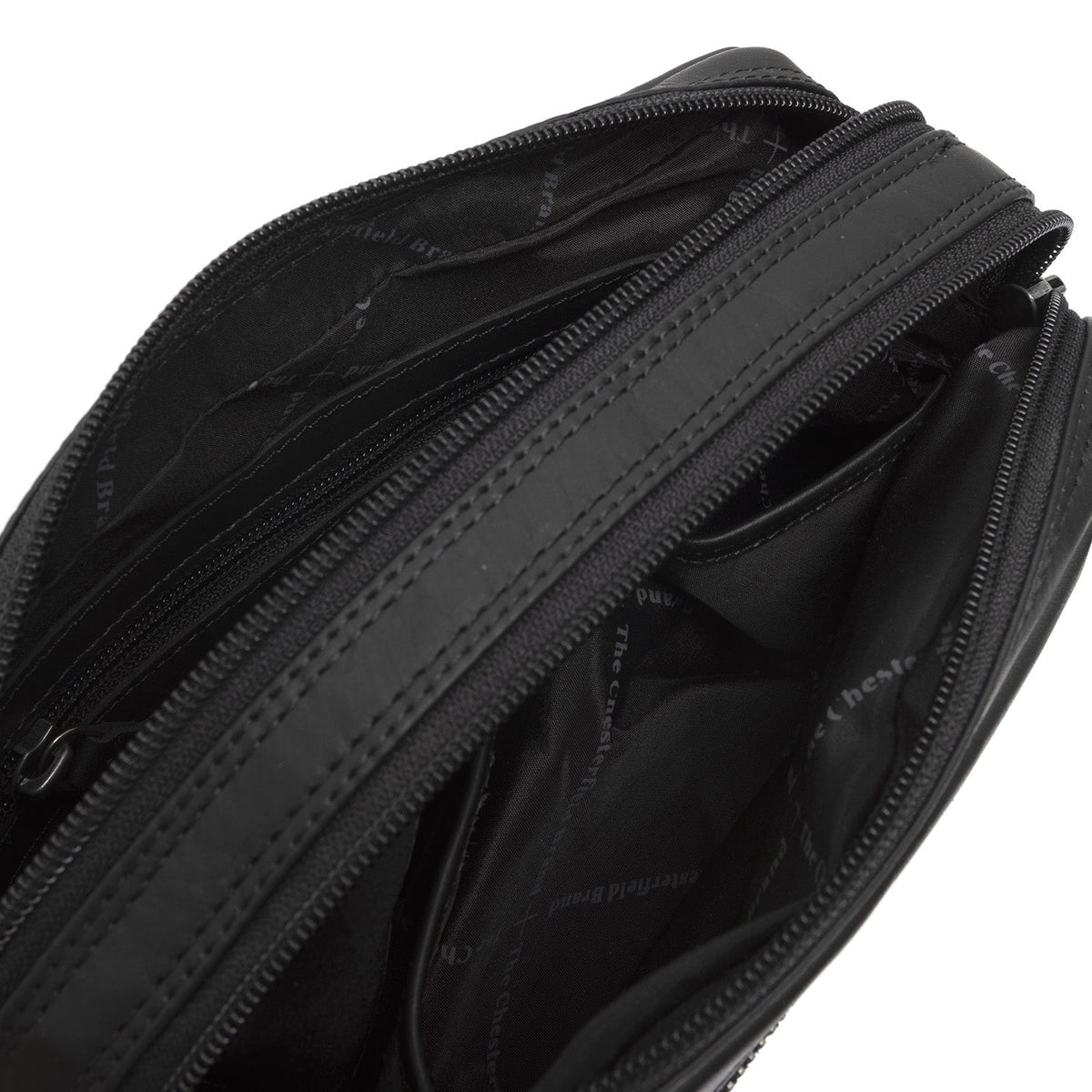 
Classic 100% Full-Grain leather Bag - Rückansicht mit verstärkten Lederträgern & handwerklichen Nähten