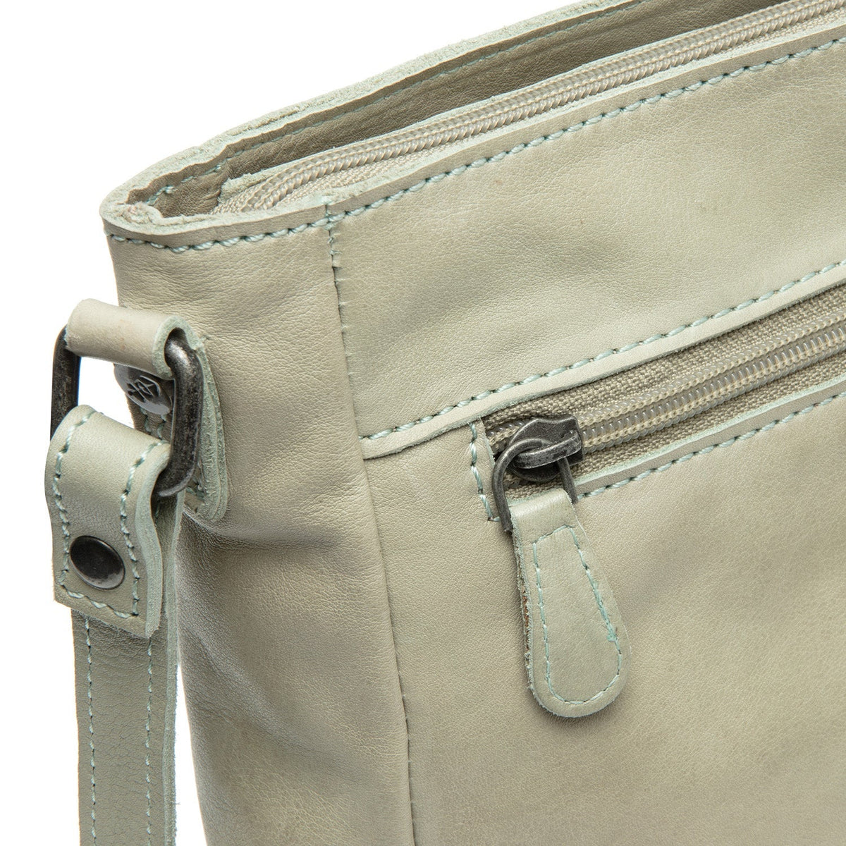 Weimar Full-Grain Leather Crossbody Bag für Damen – Zusätzliche Produktansicht 2