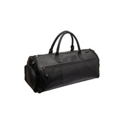 Tailored Rib Cuffs &amp; Hem Craftsmanship Construction Detail on Leather Garment Bag Finlay für Damen