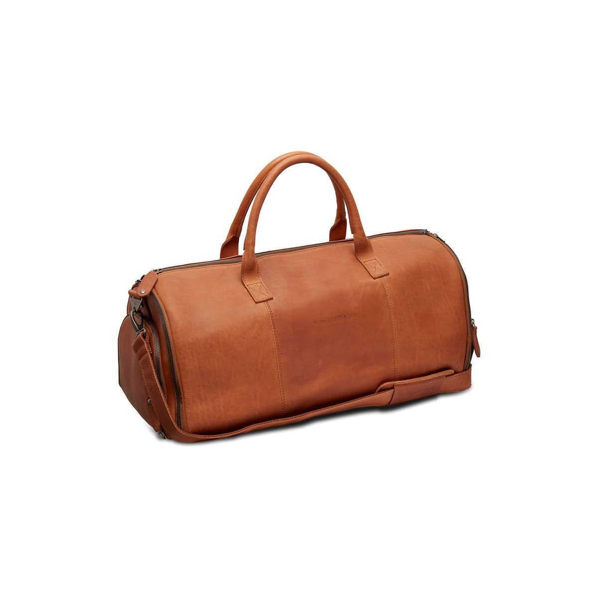 Cognac Leather Garment Bag Finlay für Damen, front view