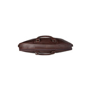 
Detailansicht of Classic Collar & Heavy-Duty Zipper Hardware on Leather Garment Bag Josh
