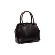
Tailored Rib Cuffs & Hem Craftsmanship Construction Detail on Dorin Vollnarbenleder-Handtasche