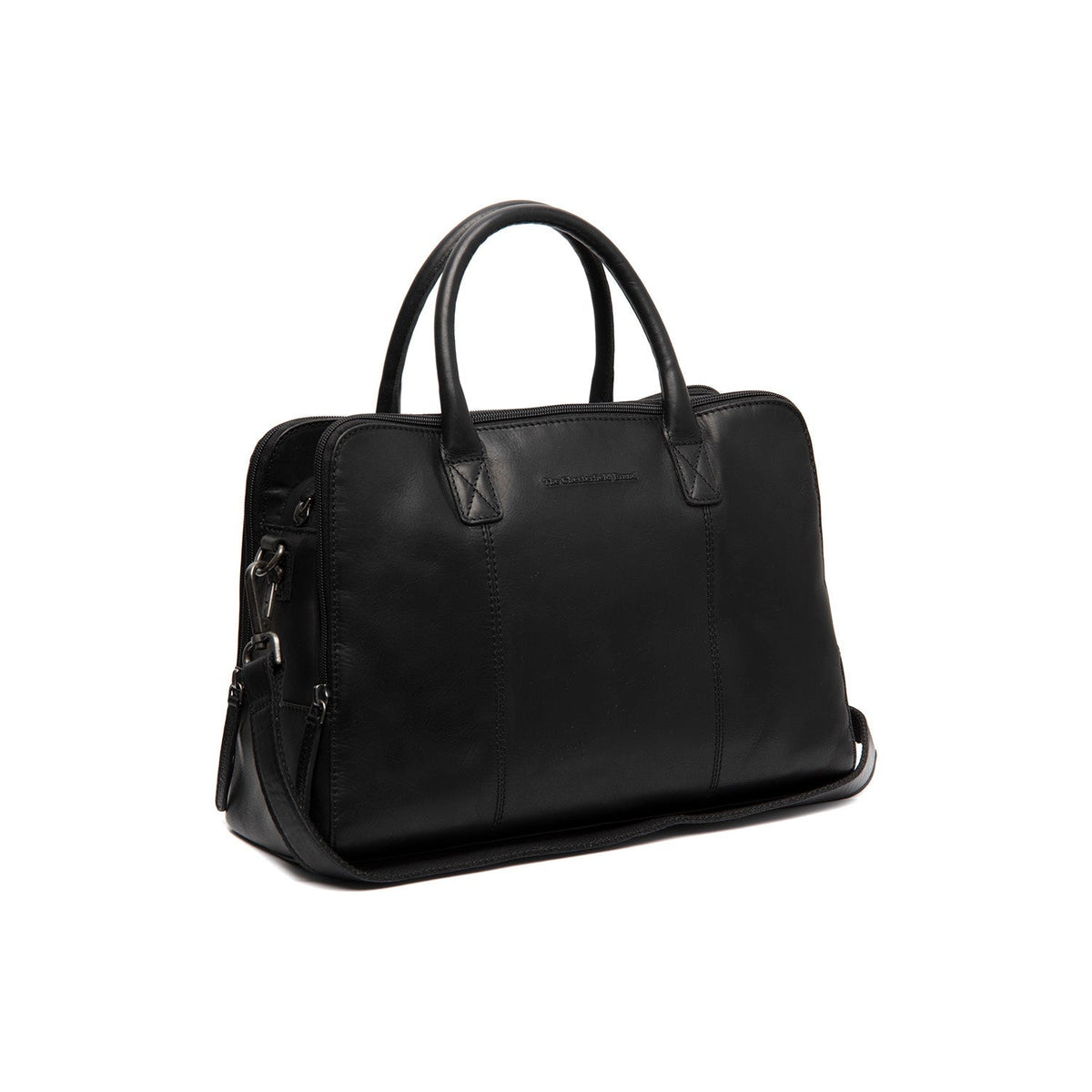 Layton Full-Grain Leather Handbag für Damen in Classic 100% Full-Grain Leather - Vorderansicht &amp; maßgeschneiderte Silhouette | Online Kaufen