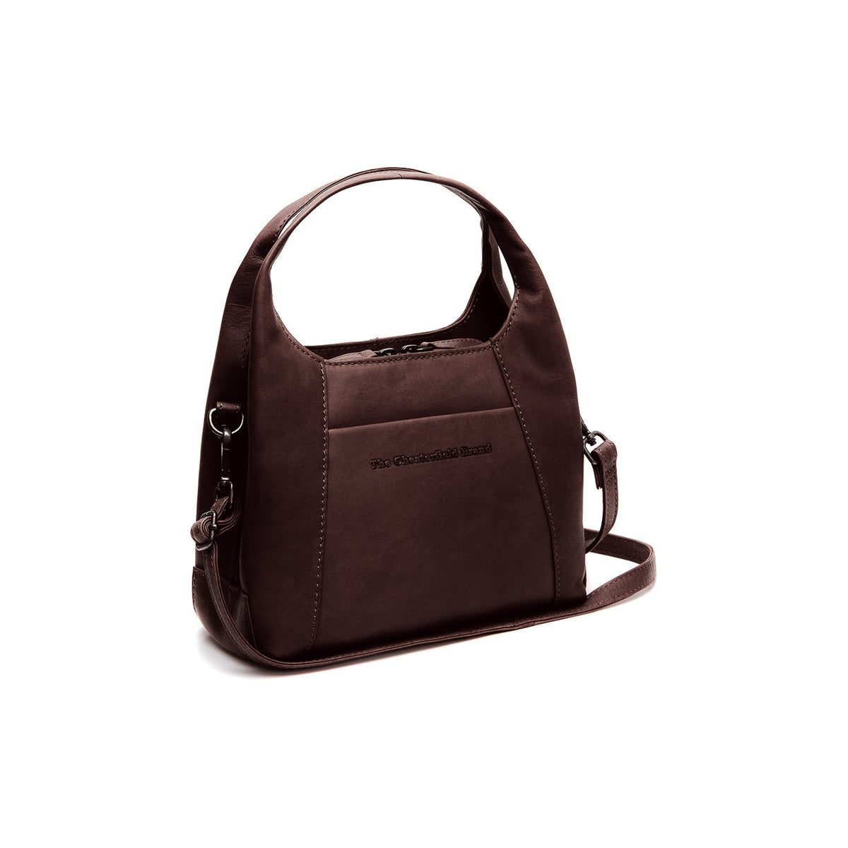 
Tailored Rib Cuffs & Hem Craftsmanship Construction Detail on Lunera Vollnarbenleder-Handtasche