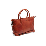 Tailored Rib Cuffs &amp; Hem Craftsmanship Construction Detail on Pergamino Full-Grain Leather Handbag für Damen