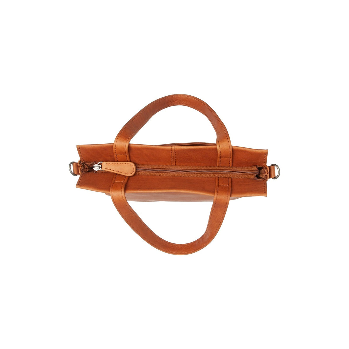 Rivington Full-Grain Leather Handbag - Seitenansicht mit ergonomischem Ärmelschnitt