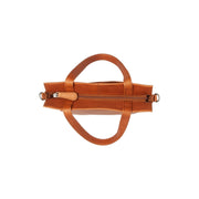 Rivington Full-Grain Leather Handbag - Seitenansicht mit ergonomischem Ärmelschnitt