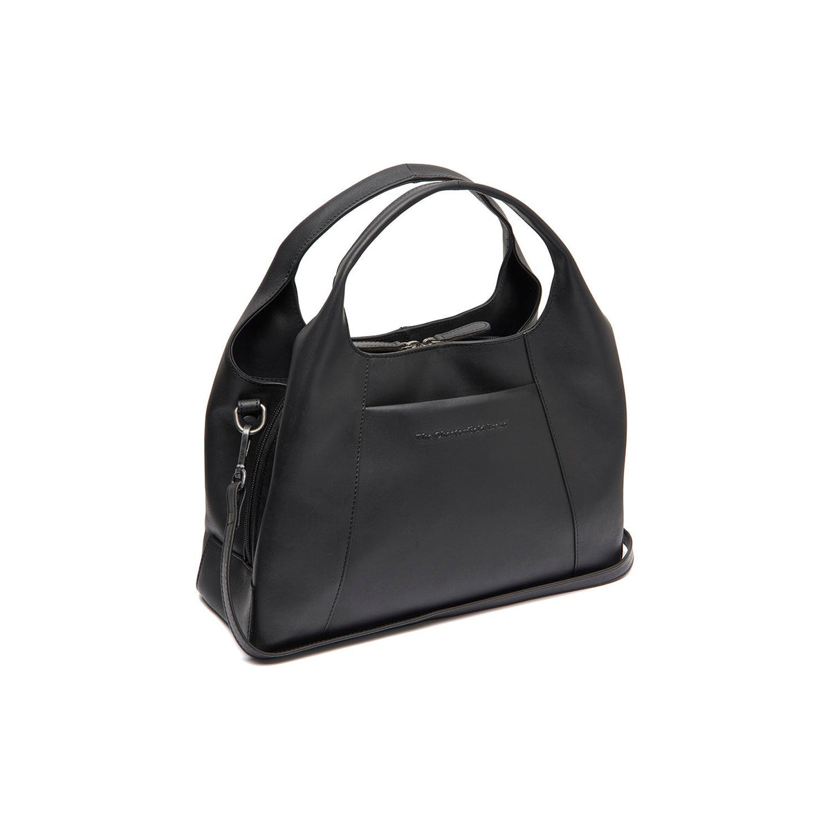 Salina Full-Grain Leather Handbag für Damen in Classic 100% Full-Grain Leather - Vorderansicht &amp; maßgeschneiderte Silhouette | Online Kaufen