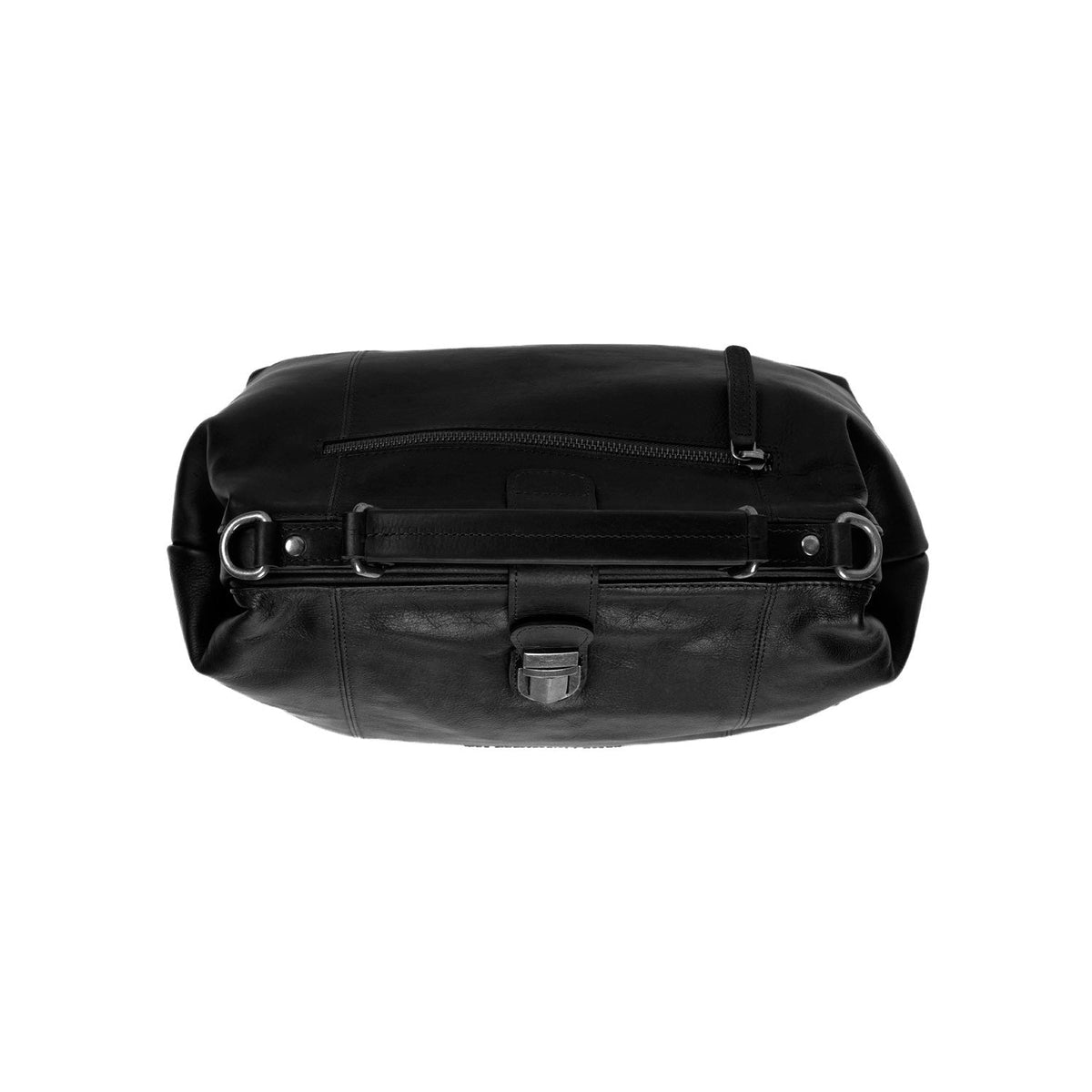 Shaun Full-Grain Leather Handbag für Damen - Seitenansicht mit ergonomischem Ärmelschnitt